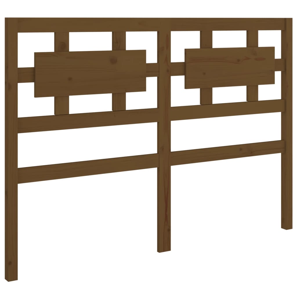 Uzglavlje za krevet boja meda 165,5x4x100 cm masivna borovina