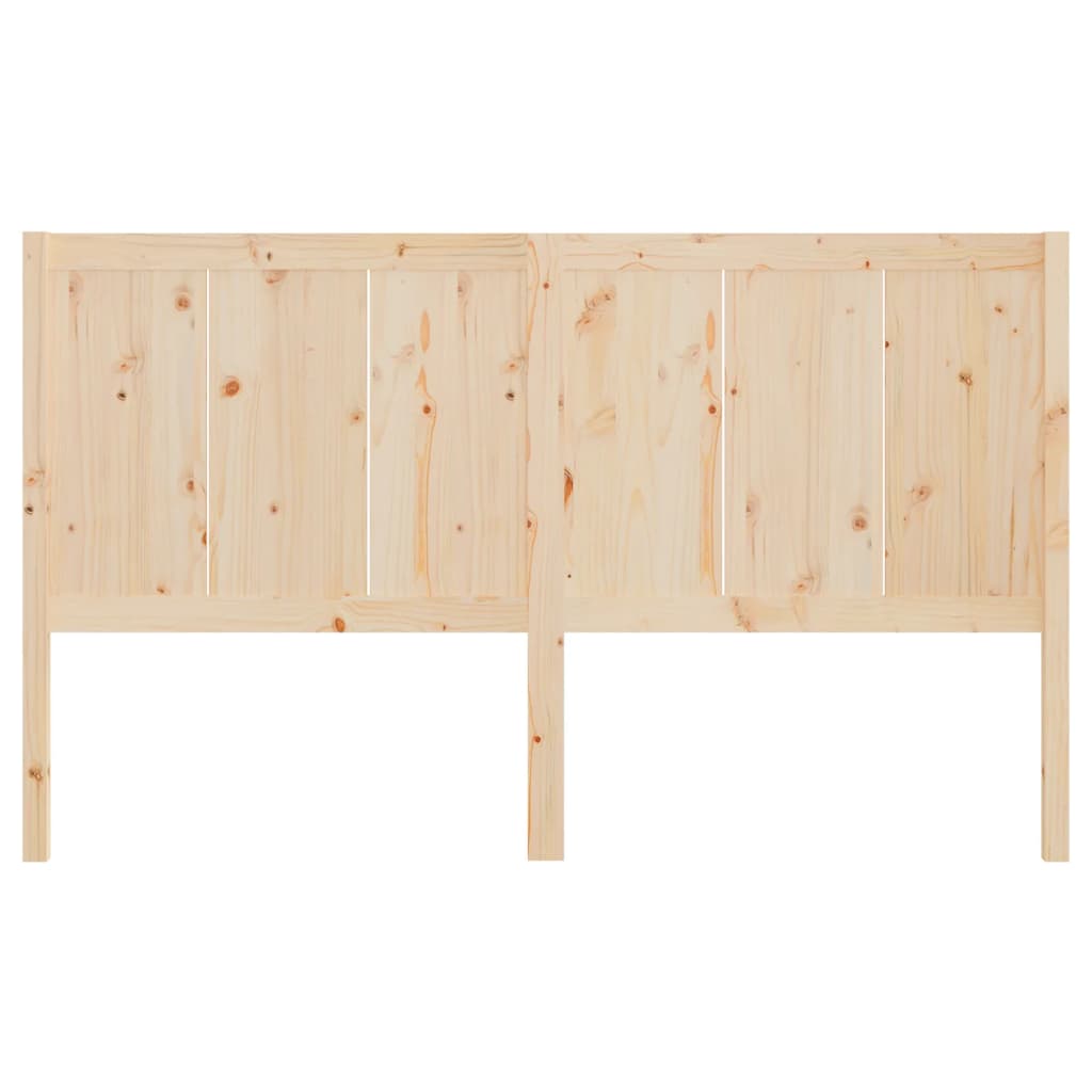 Uzglavlje za krevet 125,5 x 4 x 100 cm od masivne borovine