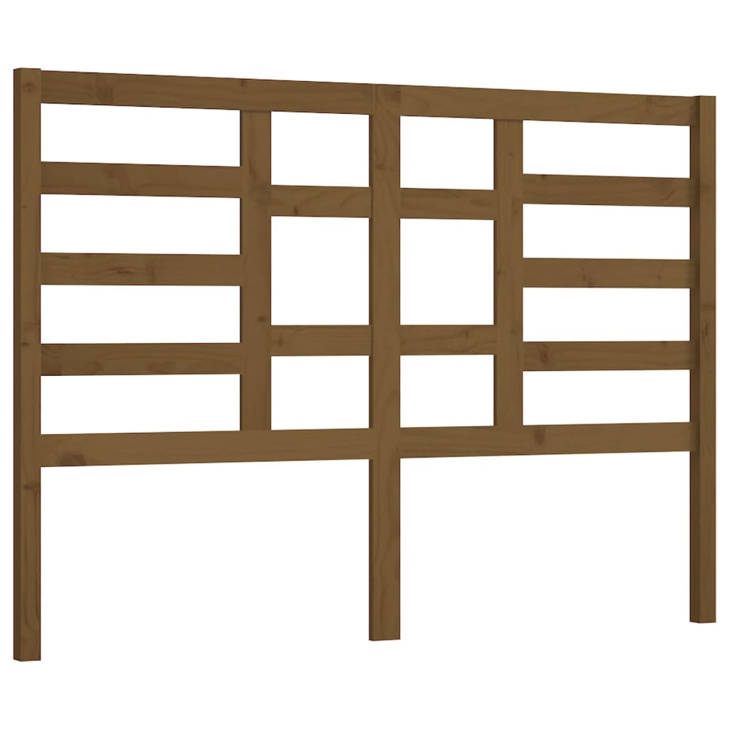 Uzglavlje za krevet boja meda 166 x 4 x 104 cm masivna borovina