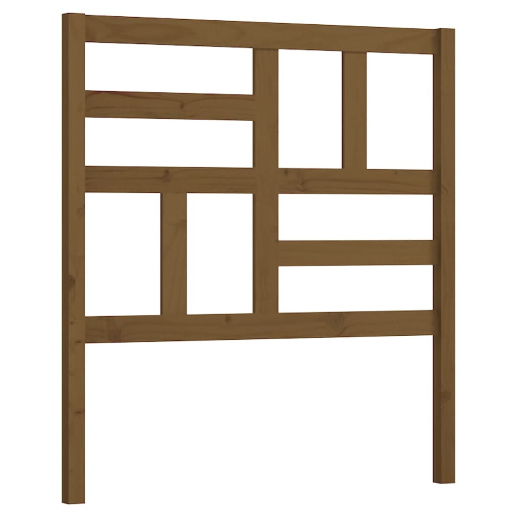 Uzglavlje za krevet boja meda 96 x 4 x 104 cm masivna borovina