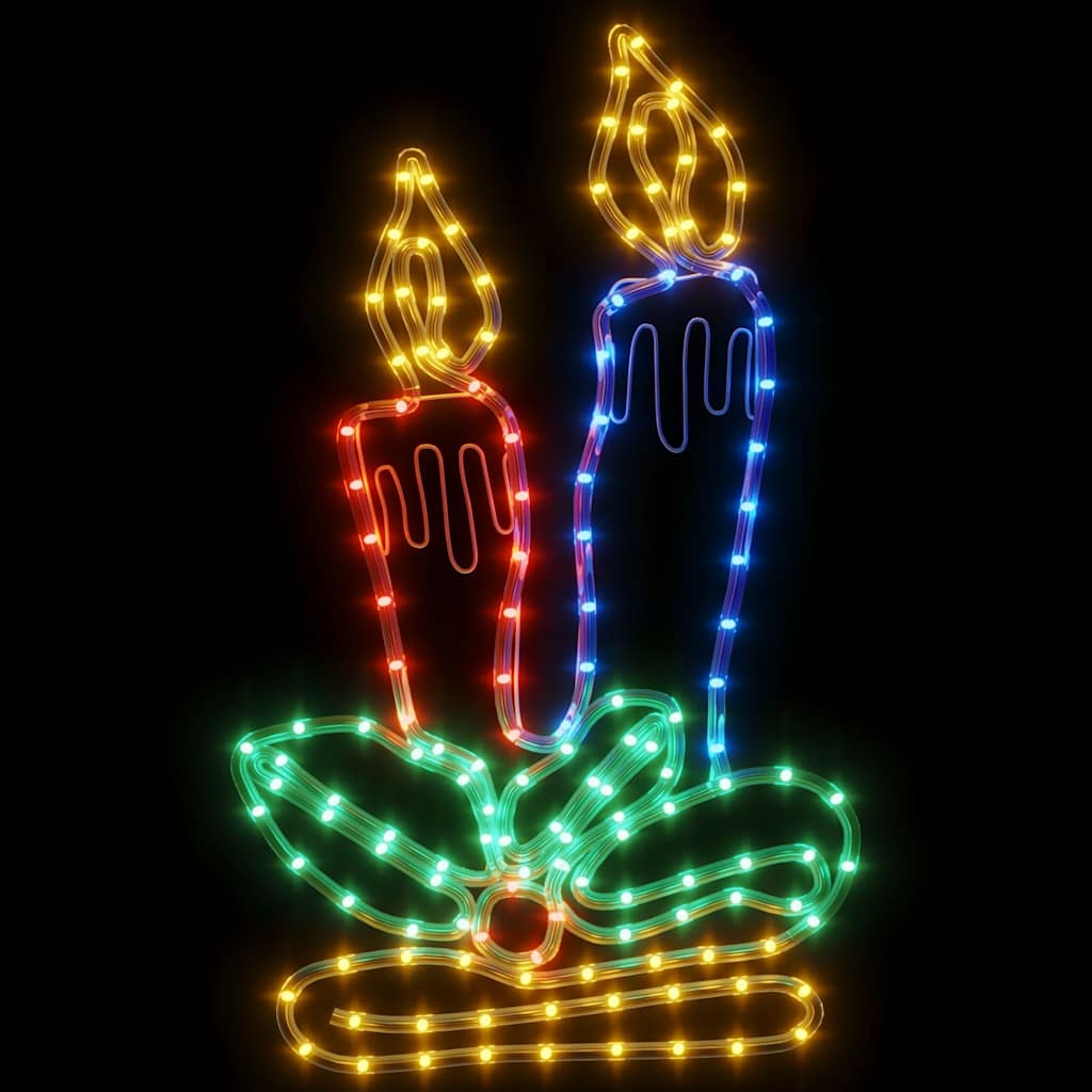 Figura božićnih svijeća sa 144 LED žarulje 70 x 42 cm