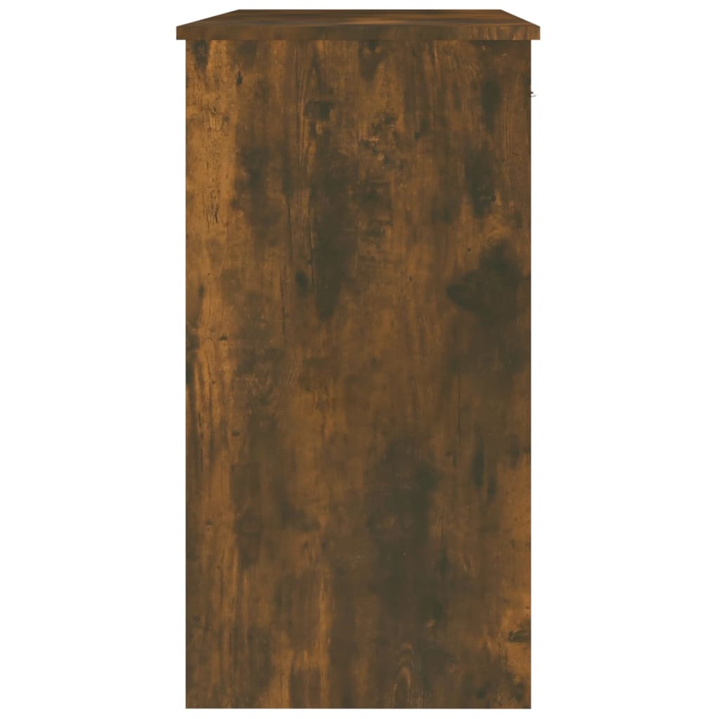 Radni stol boja dimljenog hrasta 80x40x75 cm konstruirano drvo