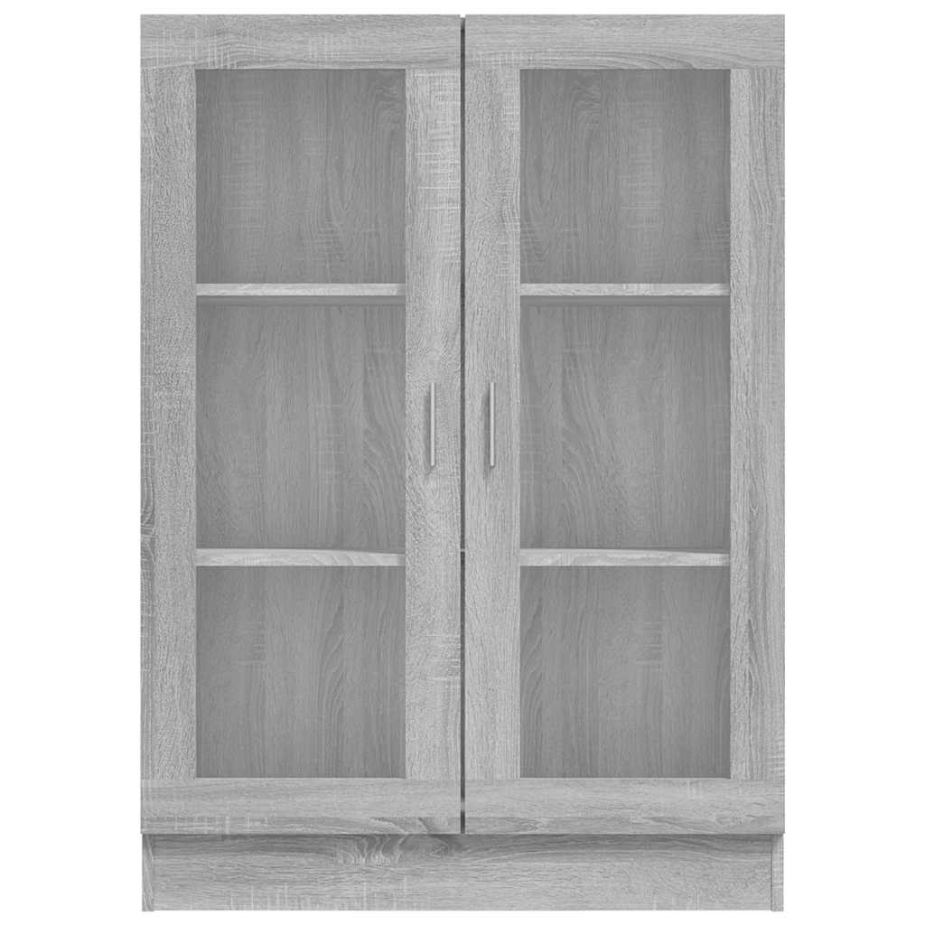 Vitrina boja sivog hrasta sonome 82,5 x 30,5 x 115 cm drvena