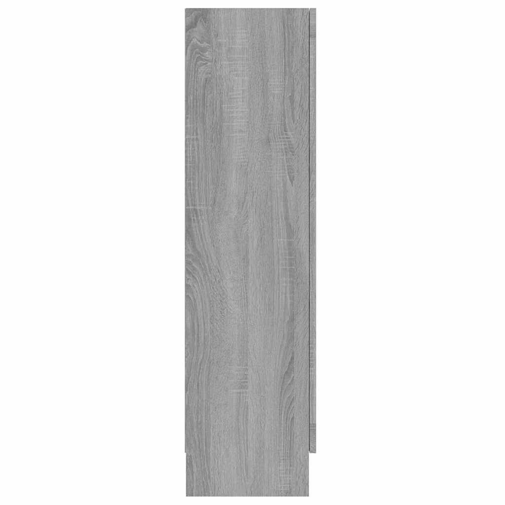 Vitrina boja sivog hrasta sonome 82,5 x 30,5 x 115 cm drvena