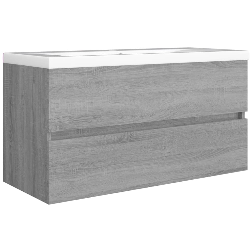 Ormarić za umivaonik boja hrasta sonome 90x38,5x45 cm drveni