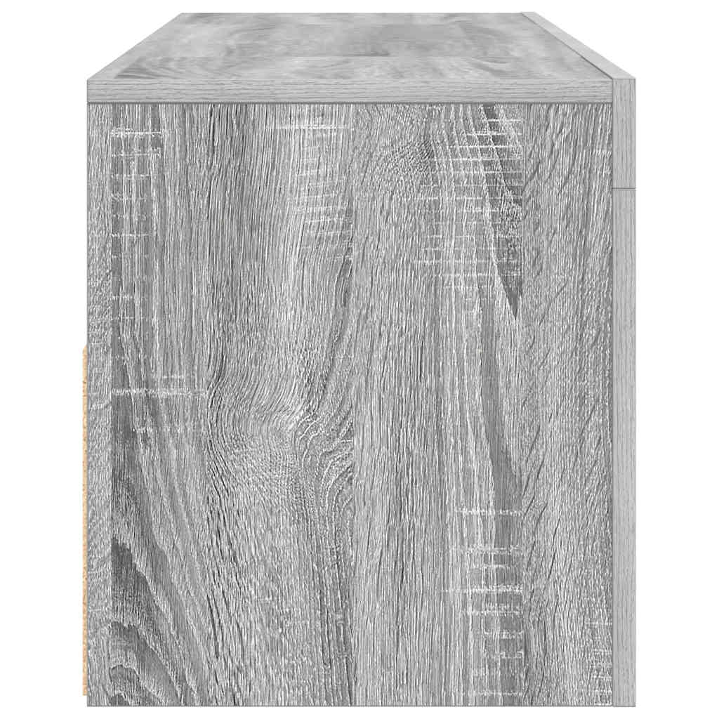 TV ormarić s LED svjetlima boja hrasta sonome 120 x 35 x 40 cm
