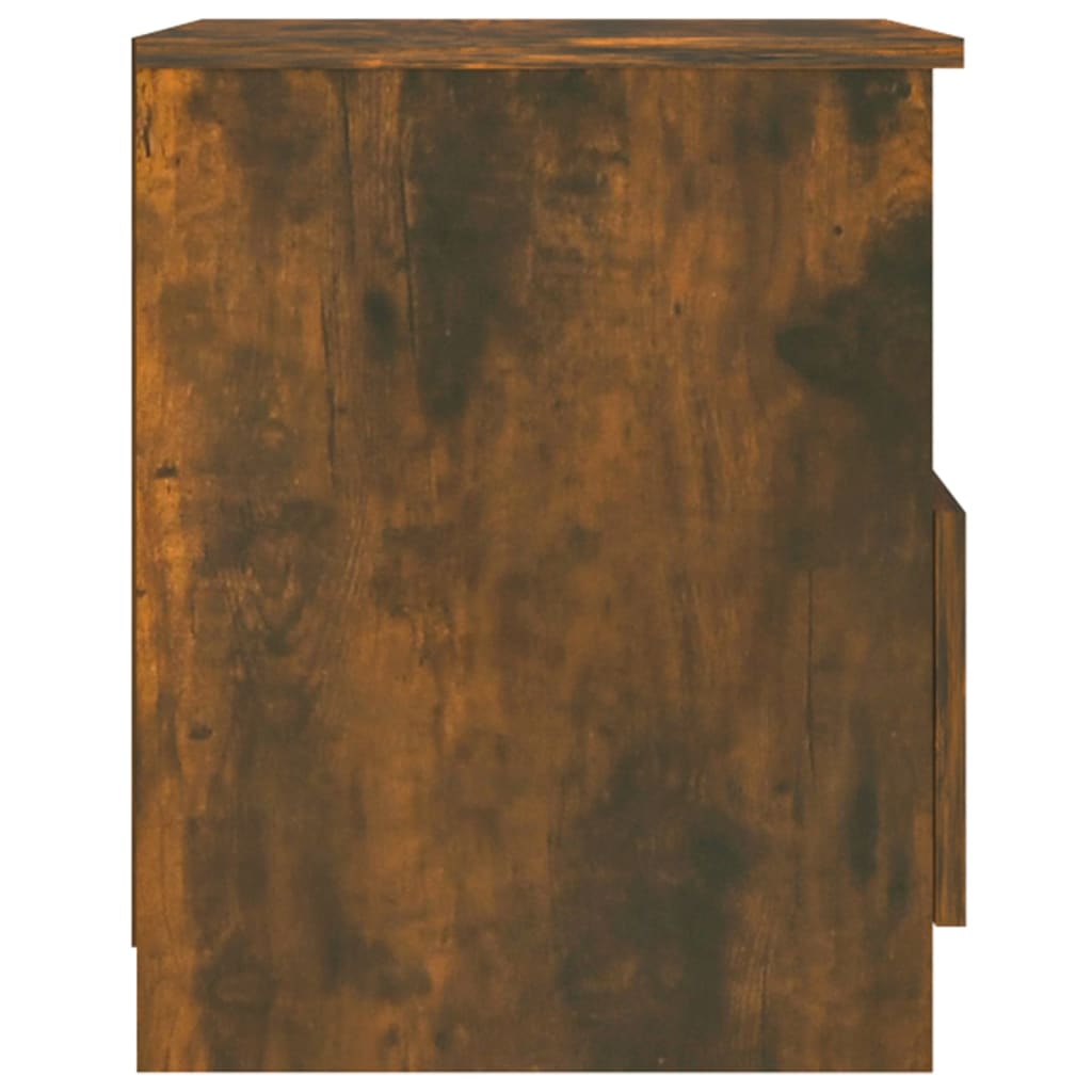 Noćni ormarići 2 kom boja dimljenog hrasta 40x40x50 cm drveni