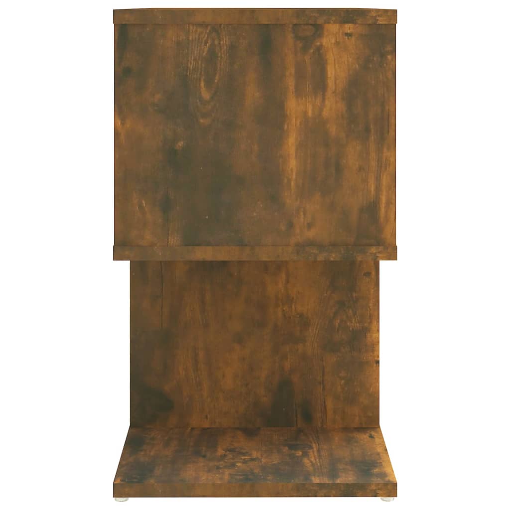 Noćni ormarići 2 kom boja dimljenog hrasta 50x30x51,5 cm drveni