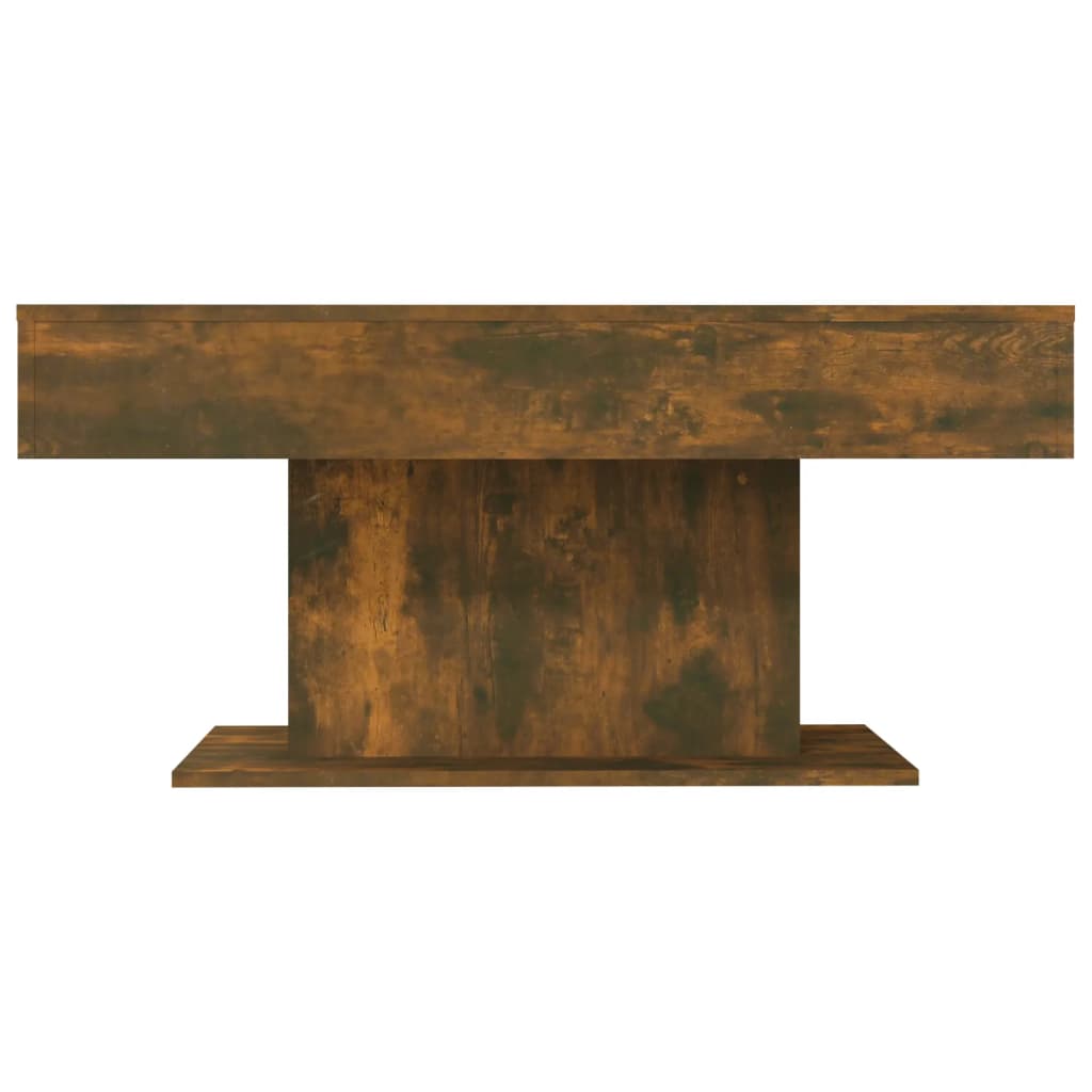 Stolić za kavu dimljeni hrast 96 x 50 x 45 cm konstruirano drvo