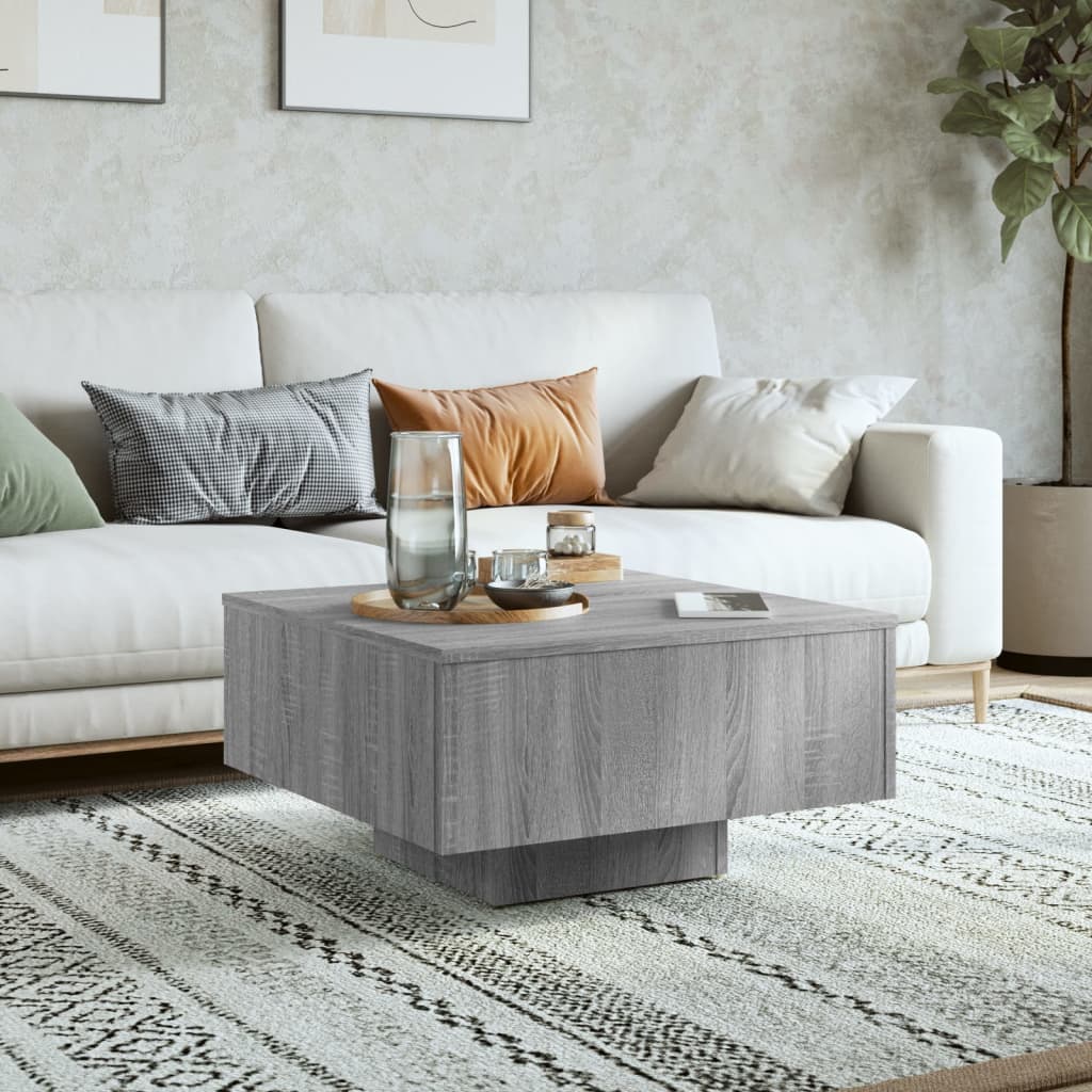 Stolić za kavu hrast sonoma 60 x 60 x 31,5 cm konstruirano drvo