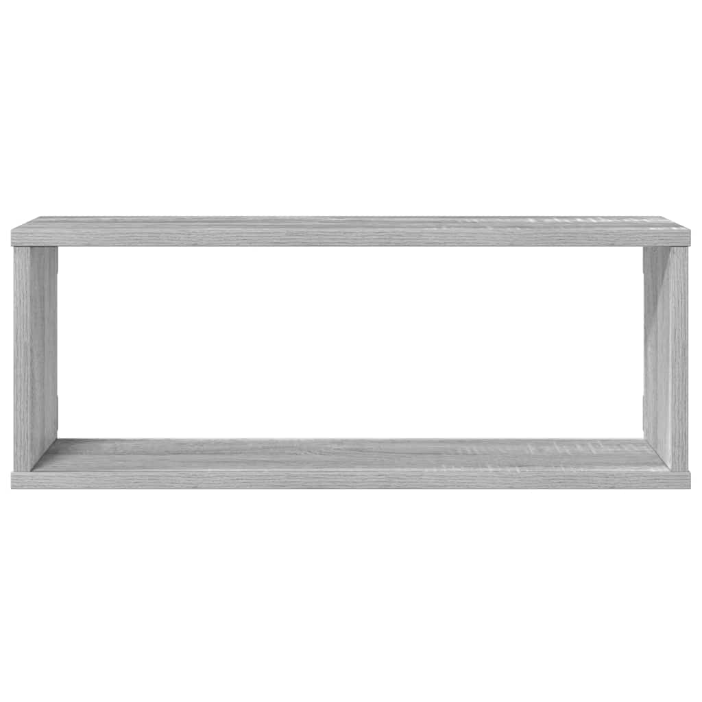 Kockaste zidne police 4 kom hrast sonoma 60 x 15 x 23 cm drvene