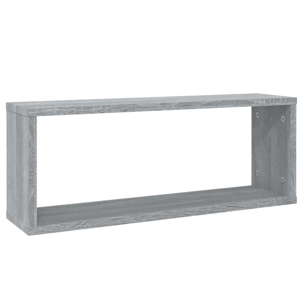 Kockaste zidne police 6 kom hrast sonoma 60 x 15 x 23 cm drvene