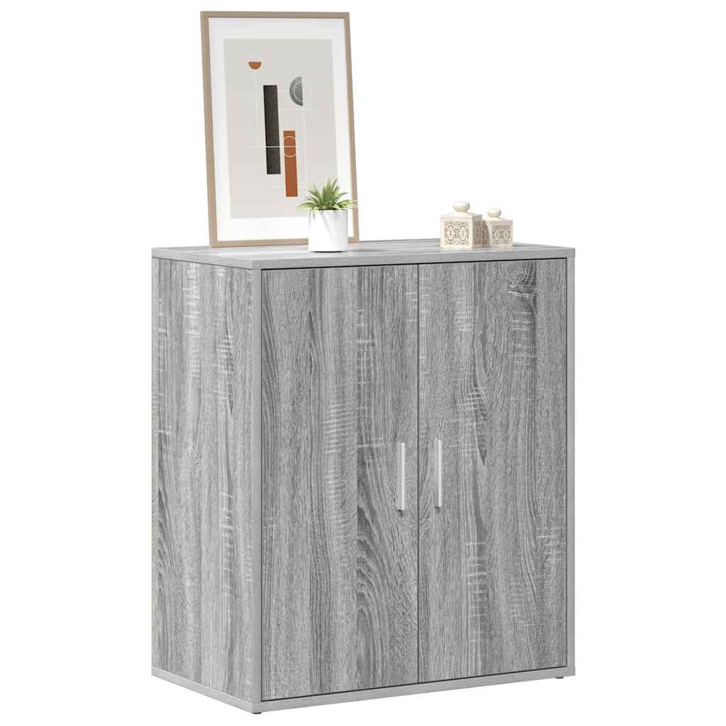 Ormarić za cipele sivi hrast 60 x 35 x 70 cm konstruirano drvo