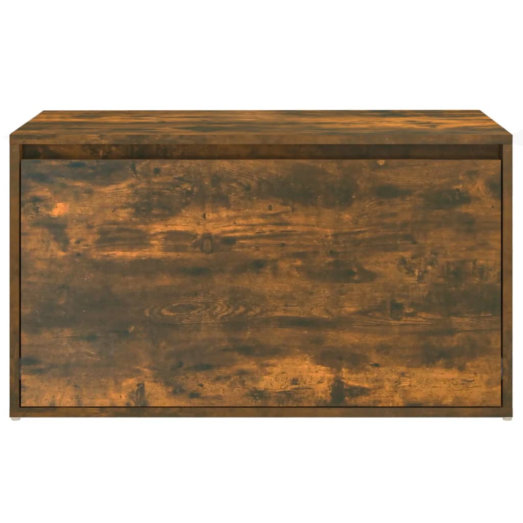 Klupa za hodnik dimljeni hrast 80x40x45 cm konstruirano drvo