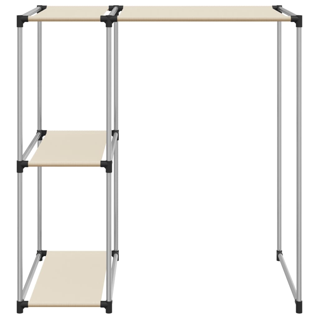 Stalak za pohranu iznad perilice krem 87x55x90,5 cm željezni