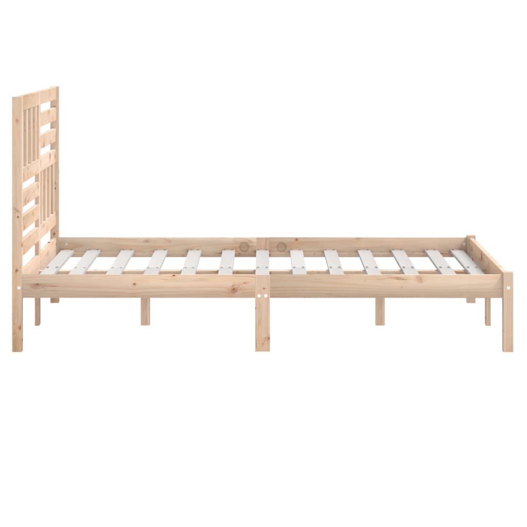 Okvir za krevet od masivne borovine 140 x 190 cm