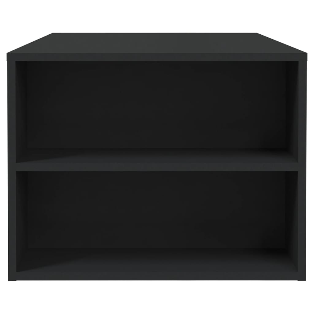 Stolić za kavu crni 102 x 55 x 42 cm od konstruiranog drva