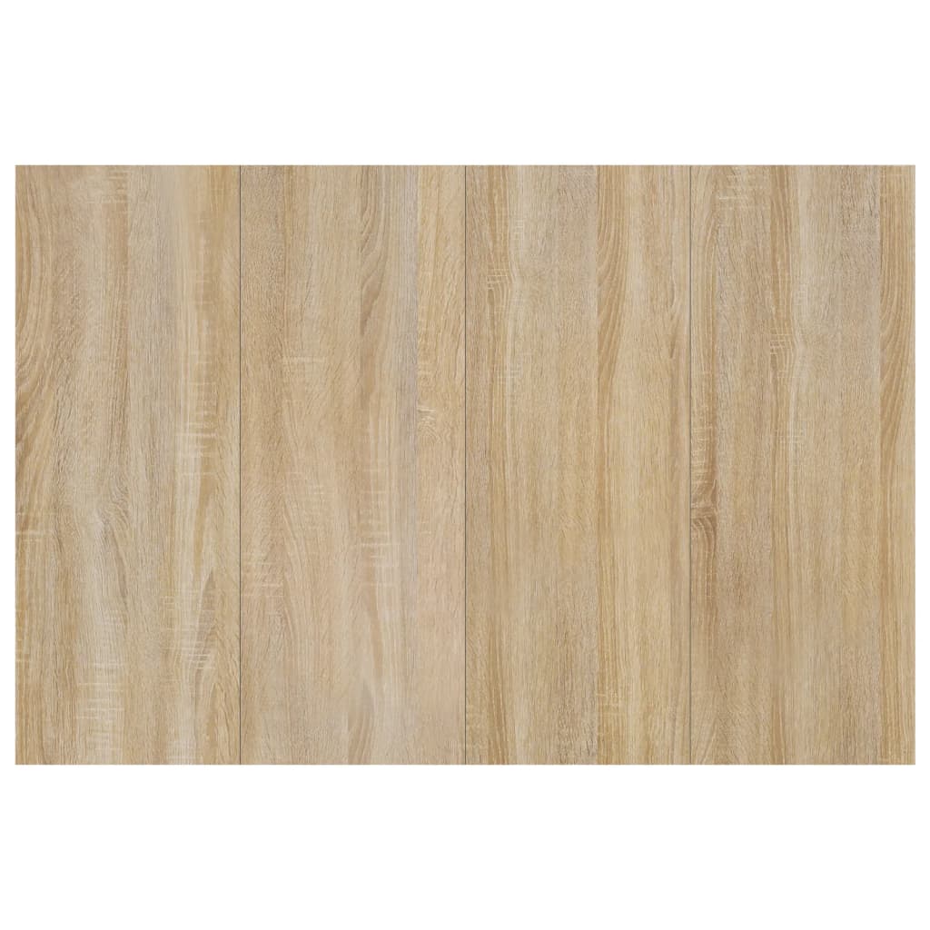 Uzglavlje za krevet boja hrasta sonome 120 x 1,5 x 80 cm drveno