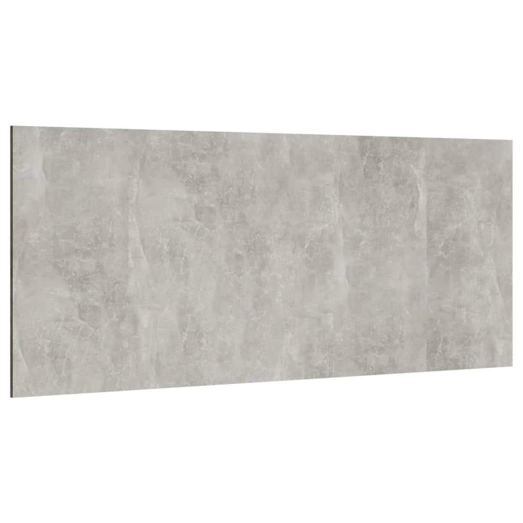 Uzglavlje za krevet siva boja betona 200 x 1,5 x 80 cm drveno