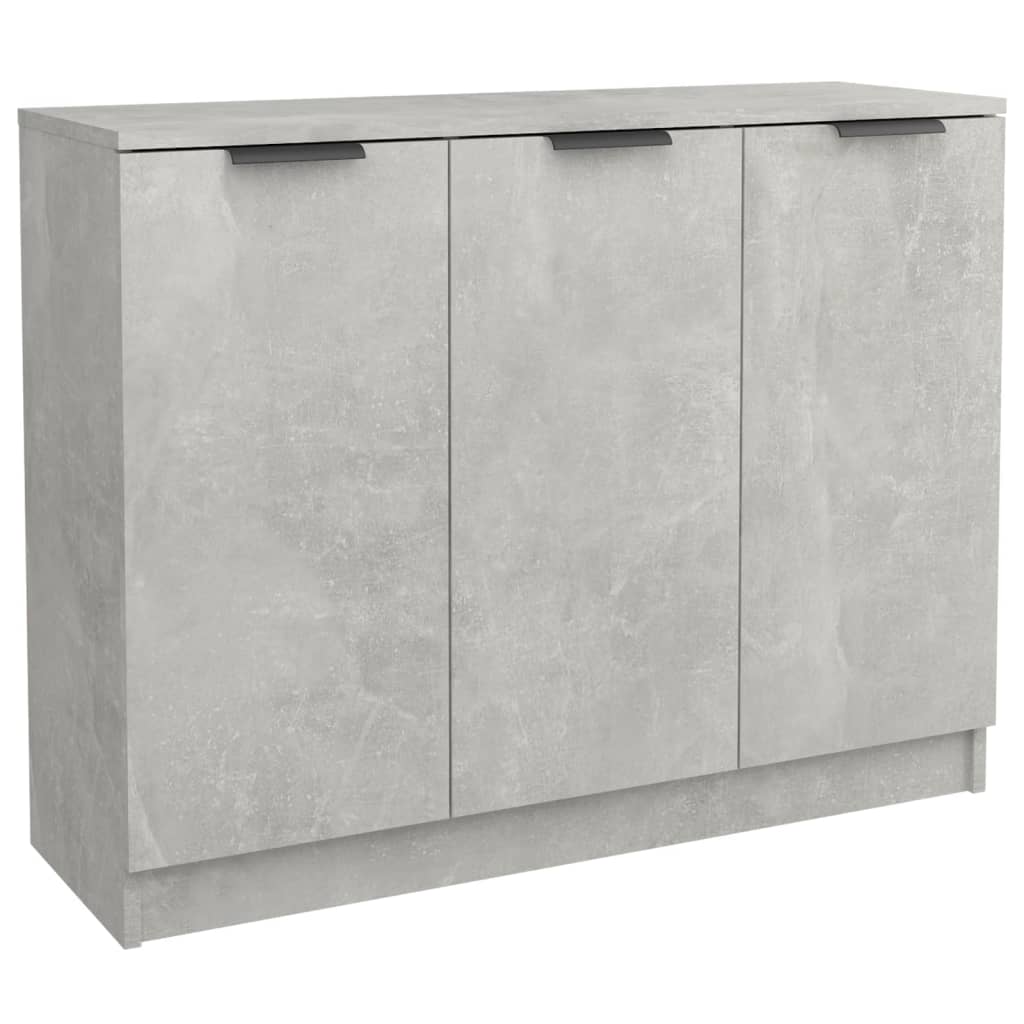 Komoda siva boja betona 90,5x30x70 cm od konstruiranog drva