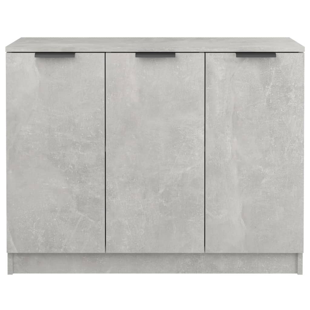 Komoda siva boja betona 90,5x30x70 cm od konstruiranog drva