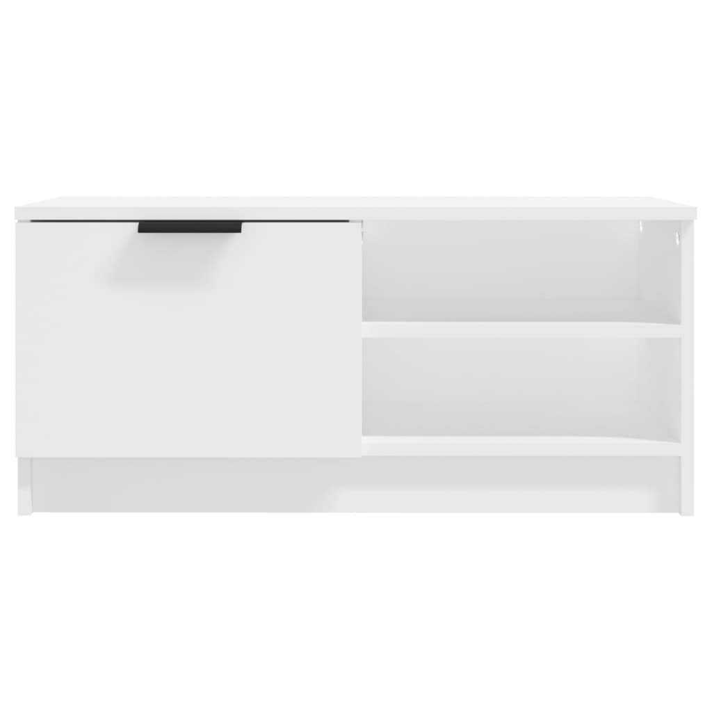 TV ormarić bijeli 80 x 35 x 36,5 cm od konstruiranog drva