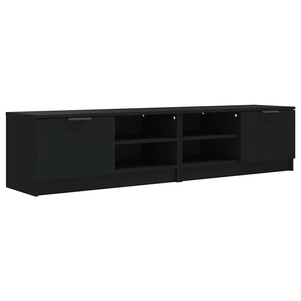 TV ormarići 2 kom crni 80 x 35 x 36,5 cm od konstruiranog drva
