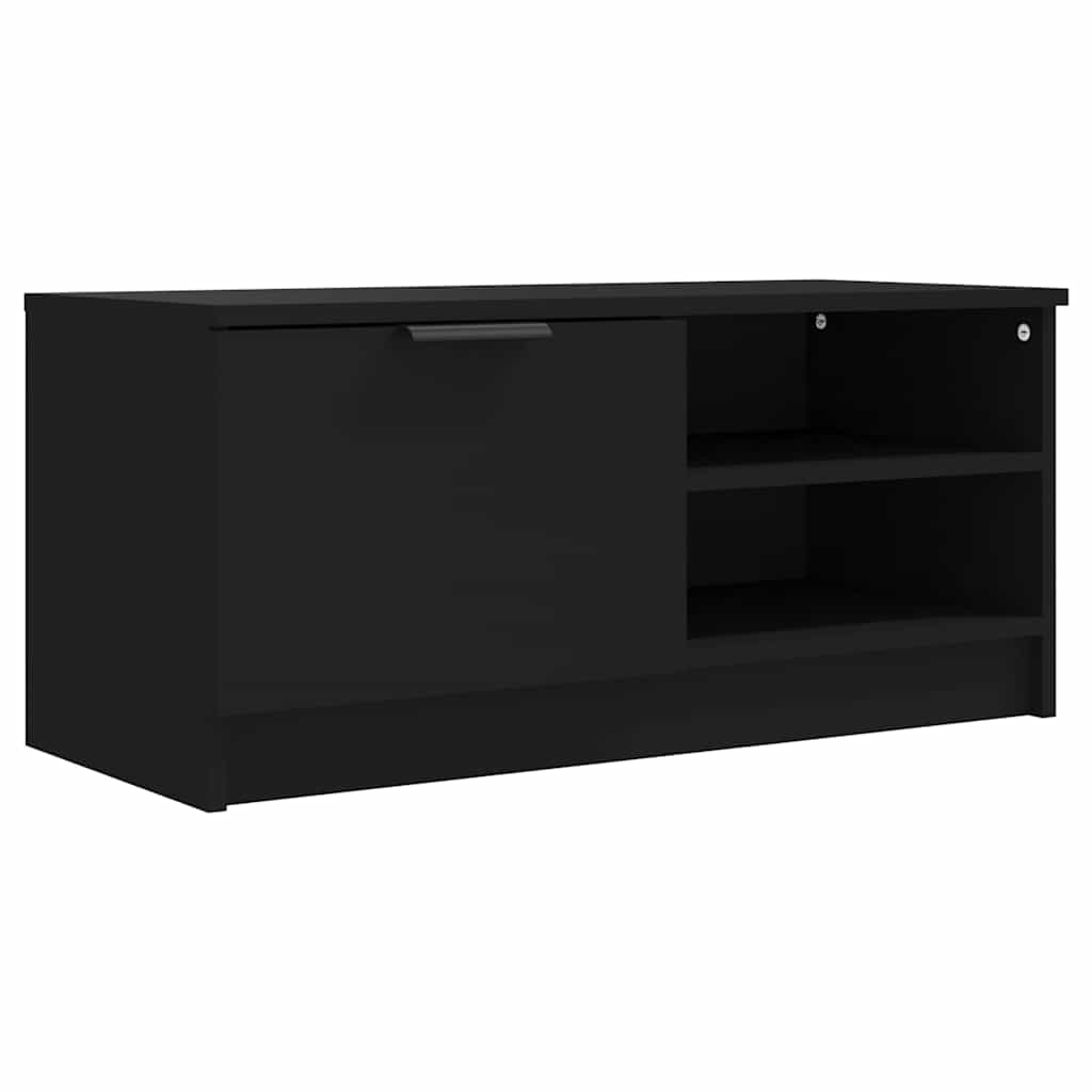 TV ormarići 2 kom crni 80 x 35 x 36,5 cm od konstruiranog drva