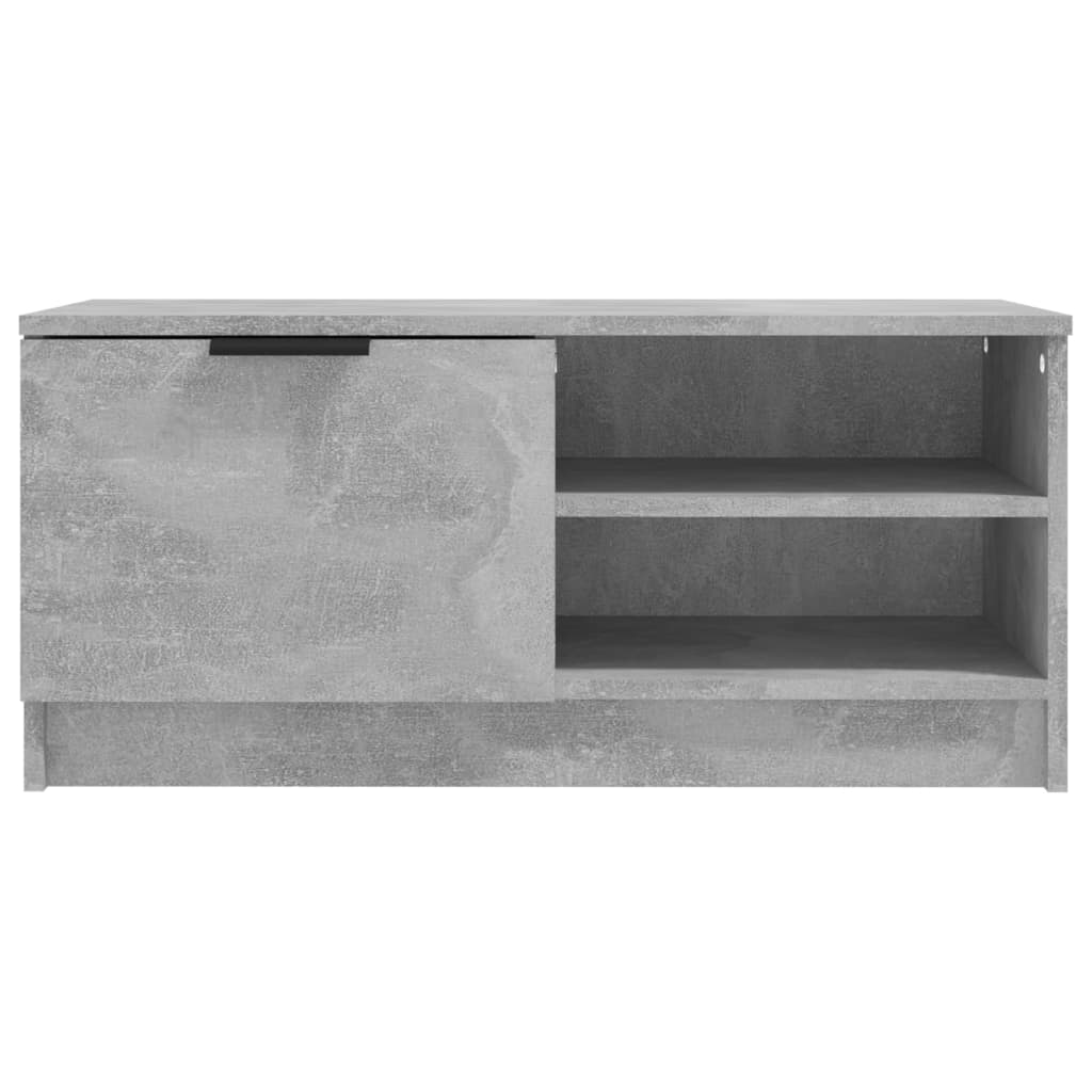 TV ormarić boja betona 80x35x36,5 cm od konstruiranog drva
