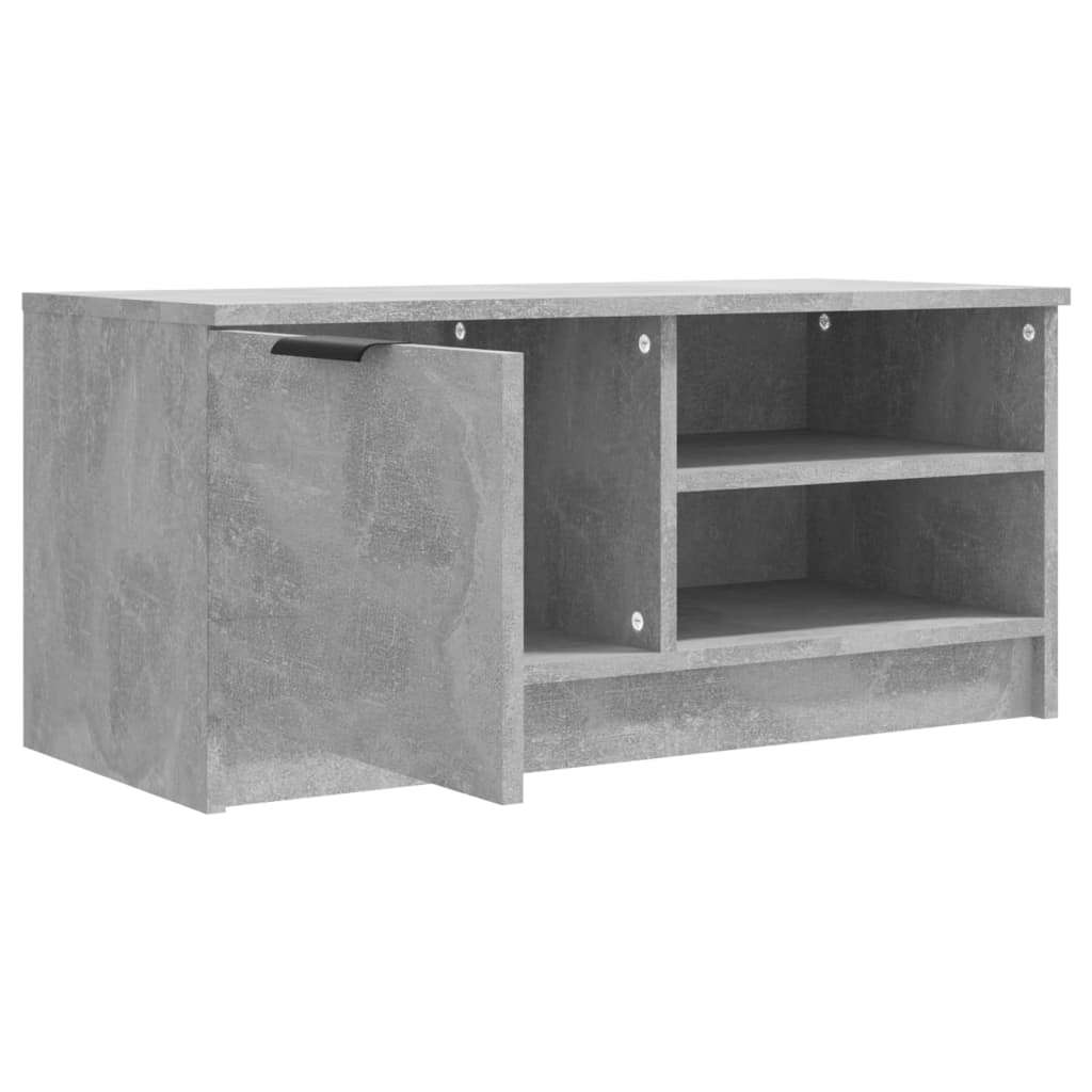 TV ormarić boja betona 80x35x36,5 cm od konstruiranog drva