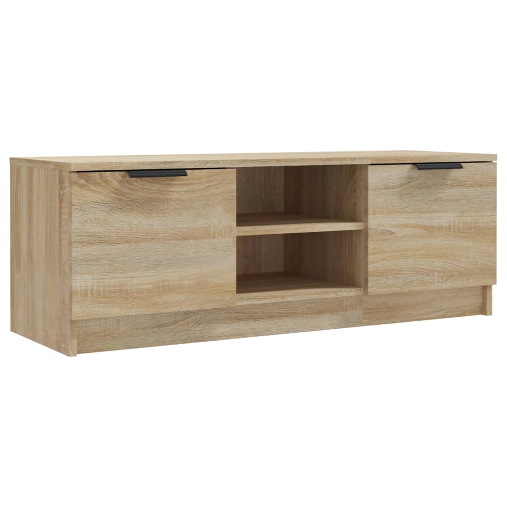 TV ormarić boja hrasta 102x35x36,5 cm od konstruiranog drva