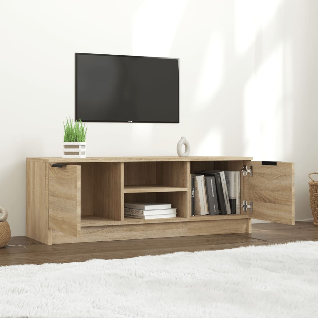 TV ormarić boja hrasta 102x35x36,5 cm od konstruiranog drva