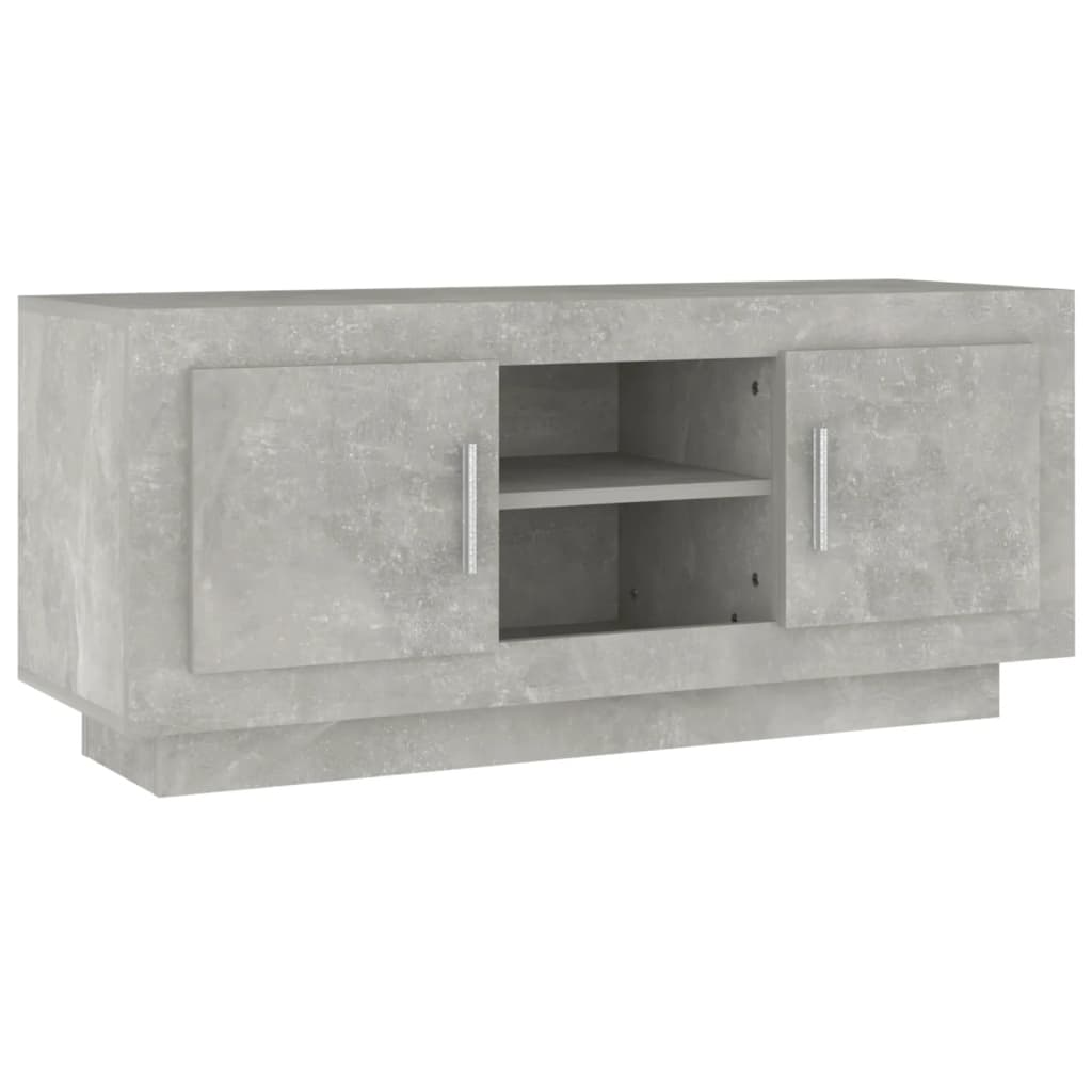 TV ormarić boja betona 102x35x45 cm od konstruiranog drva
