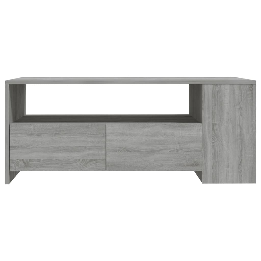 Stolić za kavu boja hrasta 102x55x42 cm konstruirano drvo