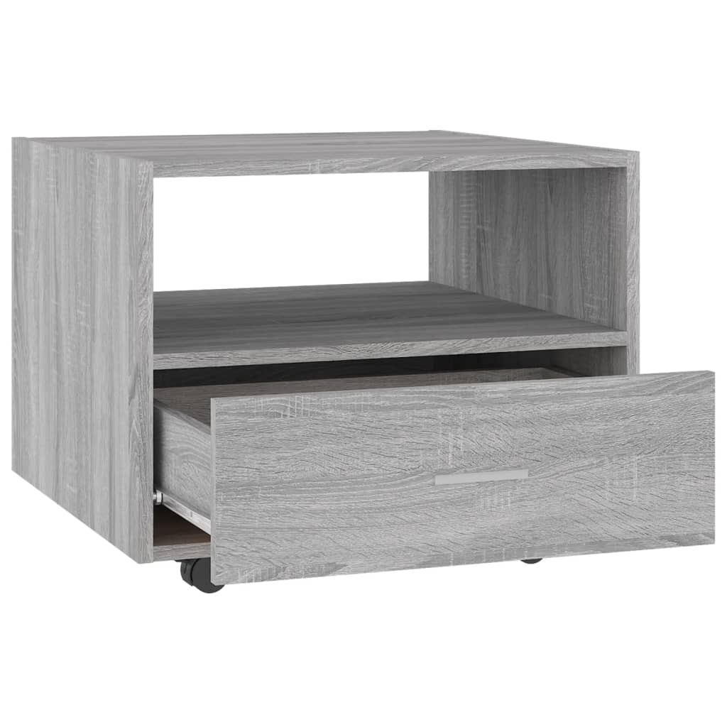 Stolić za kavu boja hrasta 55x55x40 cm konstruirano drvo
