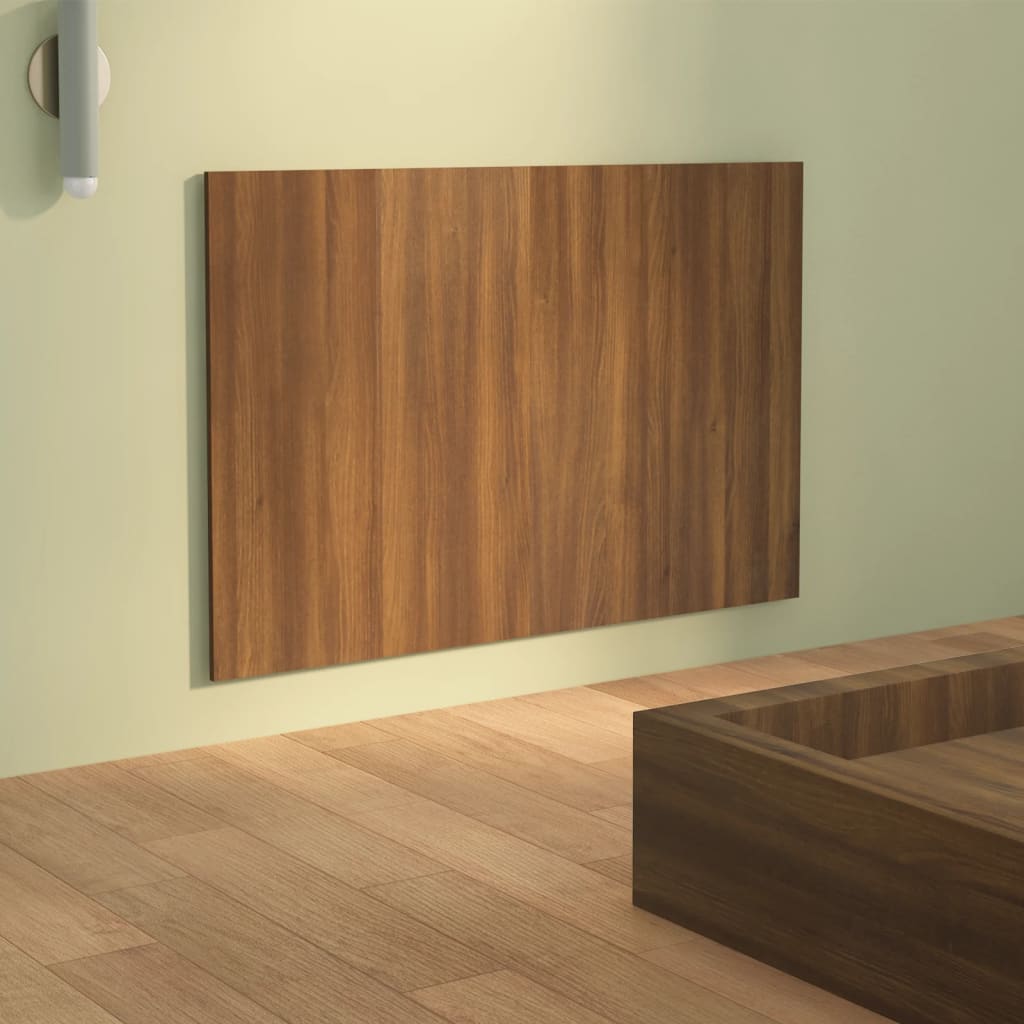 Uzglavlje za krevet boja smeđeg hrasta 120 x1,5 x 80 cm drveno