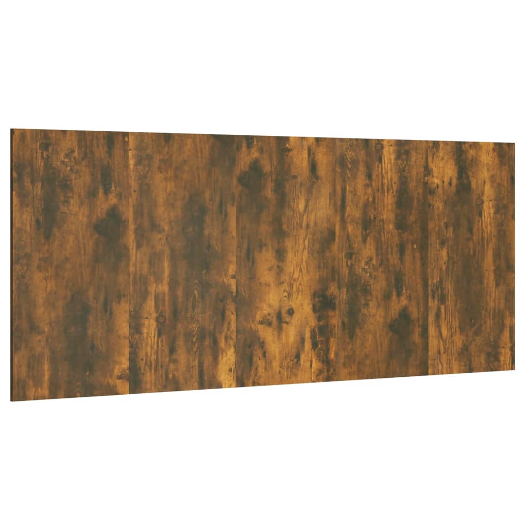 Uzglavlje za krevet boja dimljenog hrasta 200x1,5x80 cm drveno