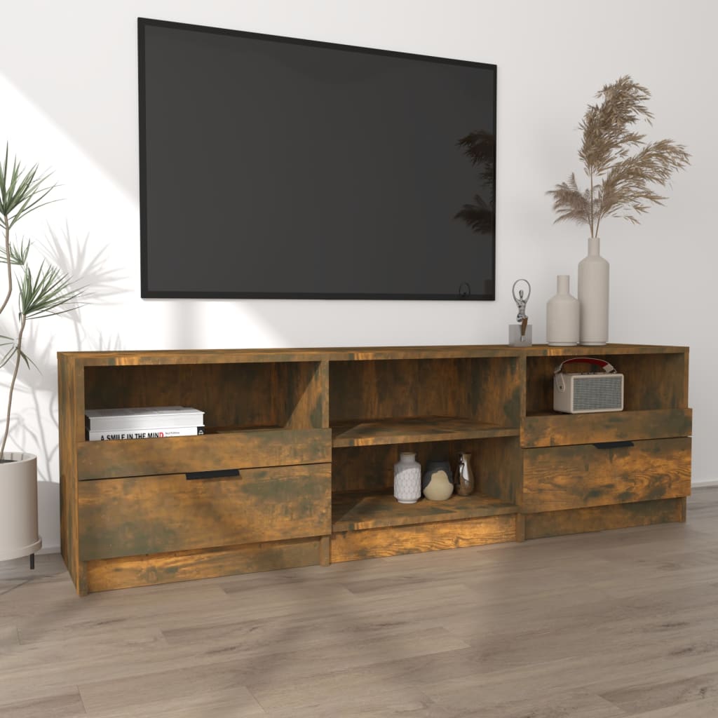 TV ormarić boja hrasta 150 x 33,5 x 45 cm konstruirano drvo