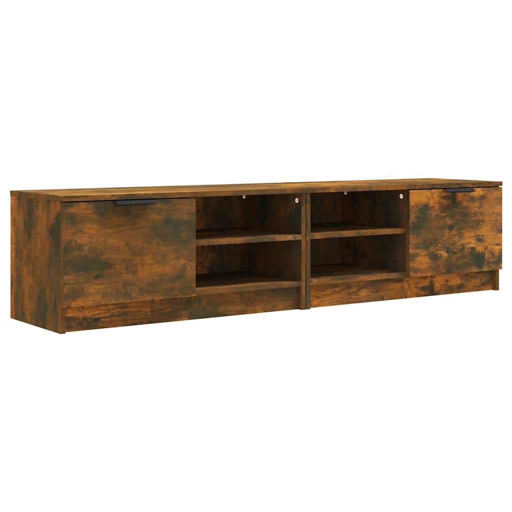 TV ormarići 2 kom boja dimljenog hrasta 80x35x36,5 cm drveni