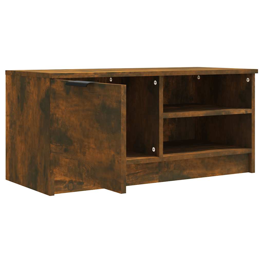 TV ormarići 2 kom boja dimljenog hrasta 80x35x36,5 cm drveni