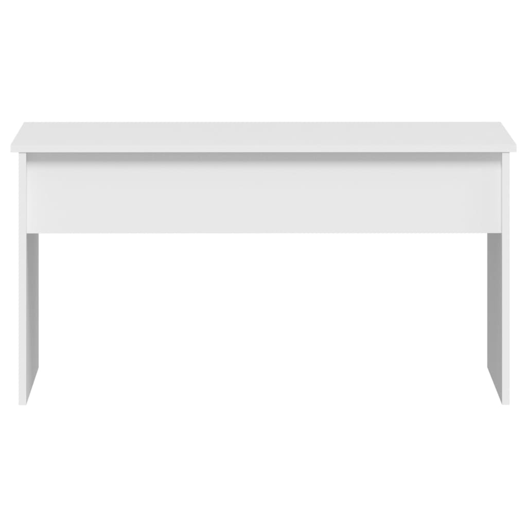 Stolić za kavu bijeli 102x50,5x52,5 cm od konstruiranog drva