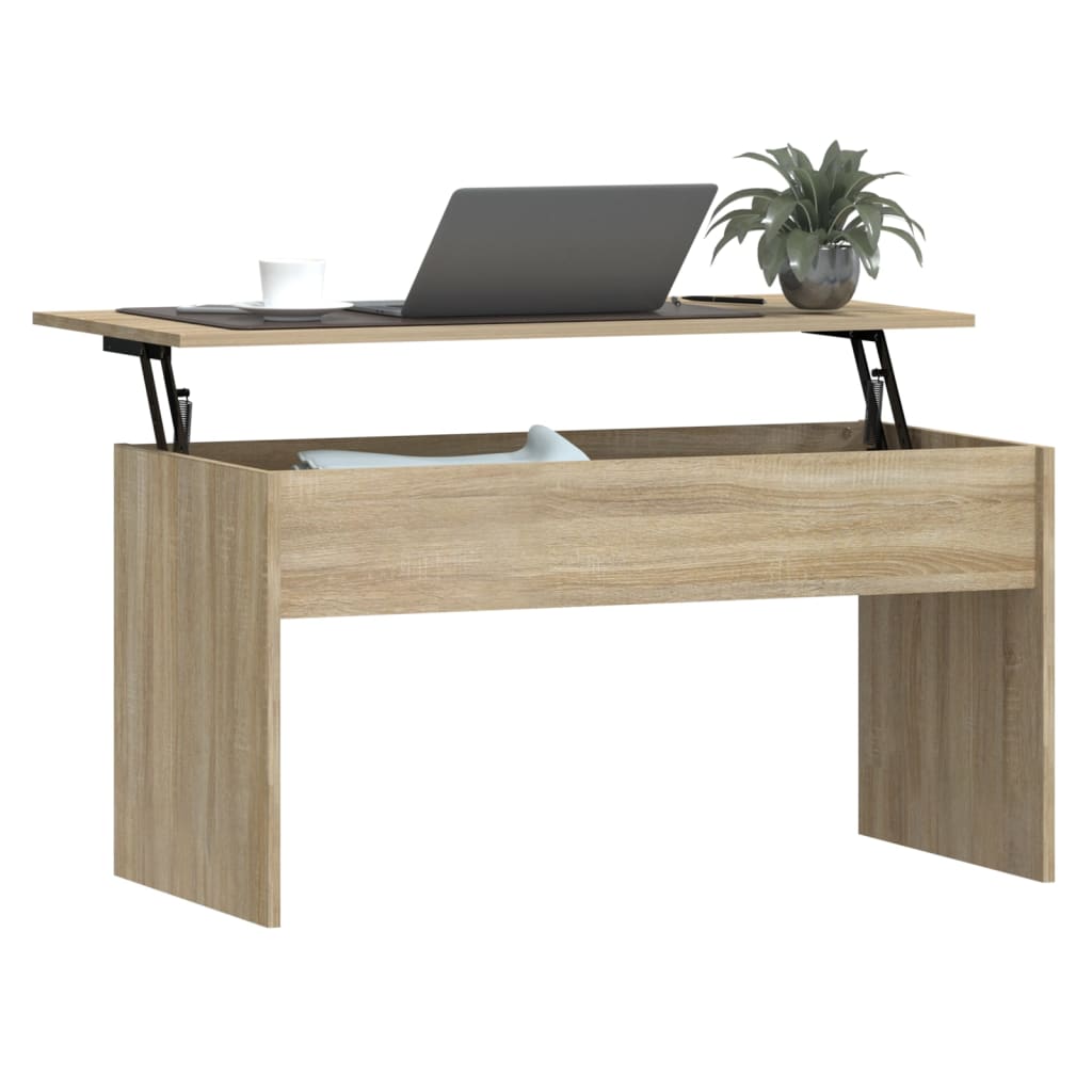 Stolić za kavu boja hrasta 102x50,5x52,5 cm konstruirano drvo