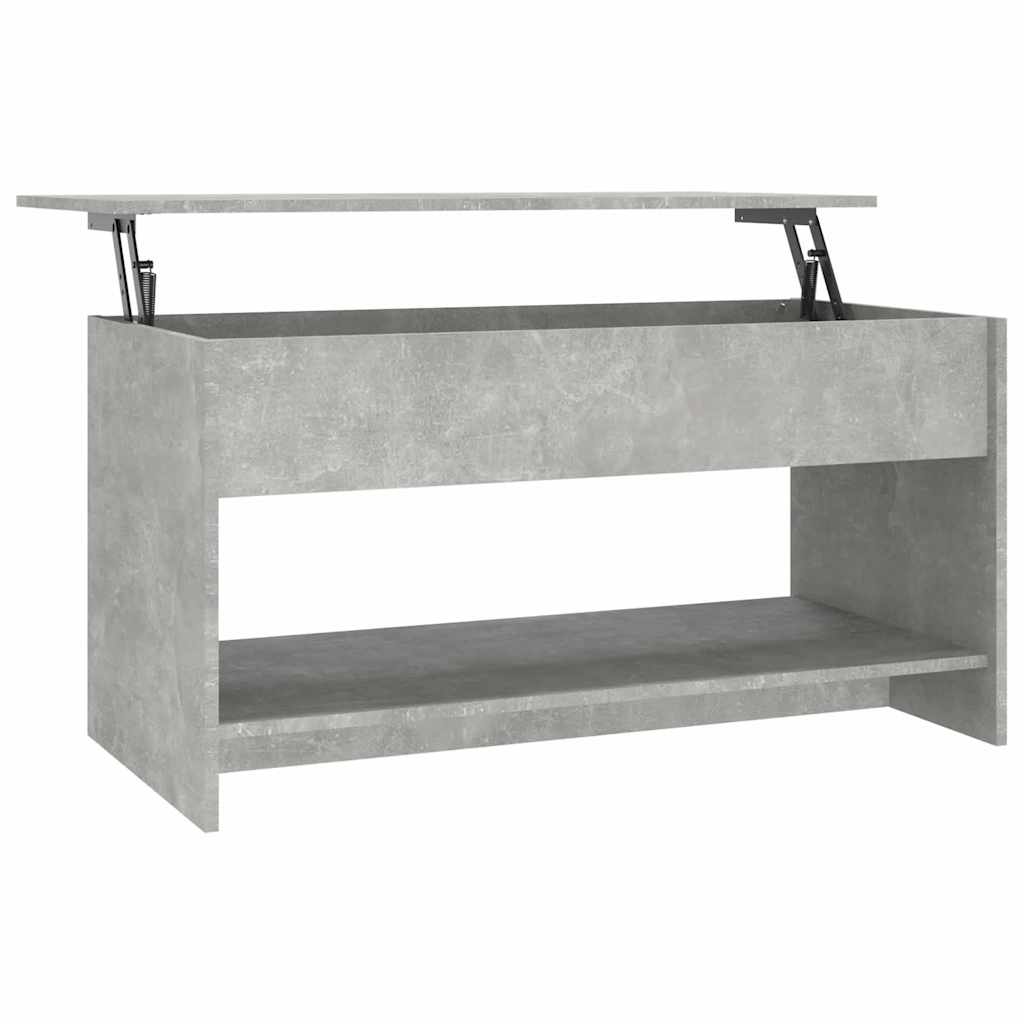 Stolić za kavu boja betona 102x50,5x52,5 cm konstruirano drvo