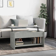 Stolić za kavu boja betona 102x50,5x52,5 cm konstruirano drvo