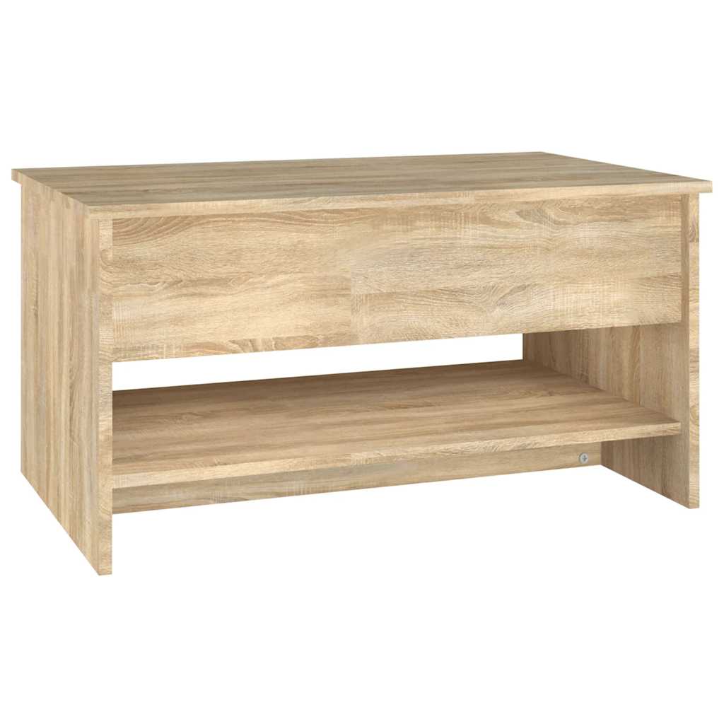 Stolić za kavu boja hrasta sonome 80x50x40 cm konstruirano drvo