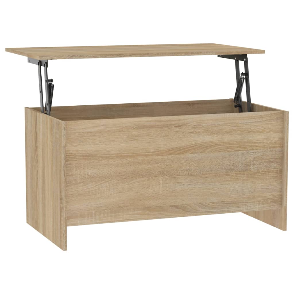 Stolić za kavu boja hrasta 102x55,5x52,5 cm konstruirano drvo