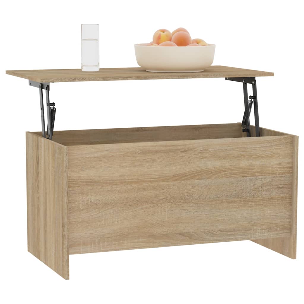 Stolić za kavu boja hrasta 102x55,5x52,5 cm konstruirano drvo