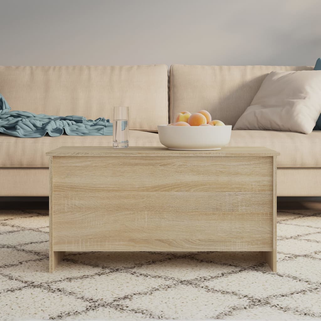 Stolić za kavu boja hrasta 102x55,5x52,5 cm konstruirano drvo