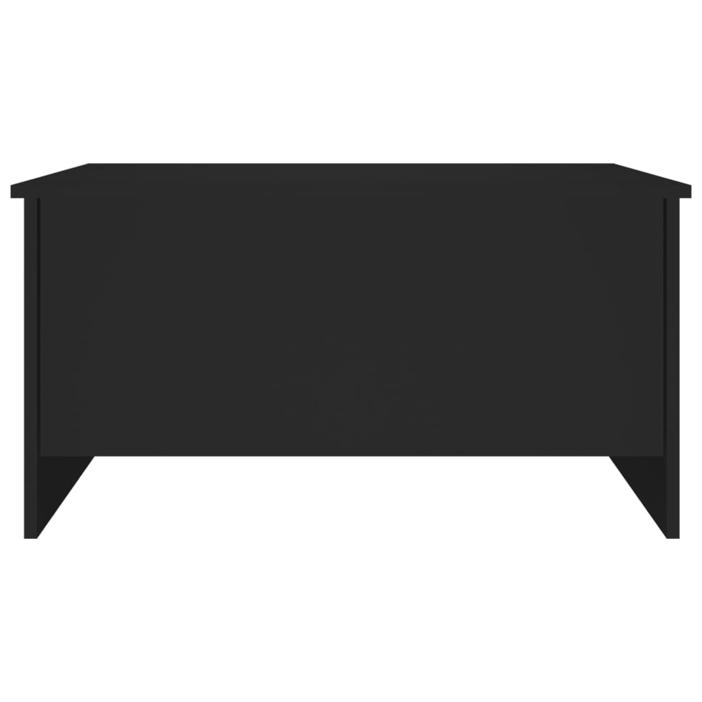 Stolić za kavu crni 80x55,5x41,5 cm od konstruiranog drva