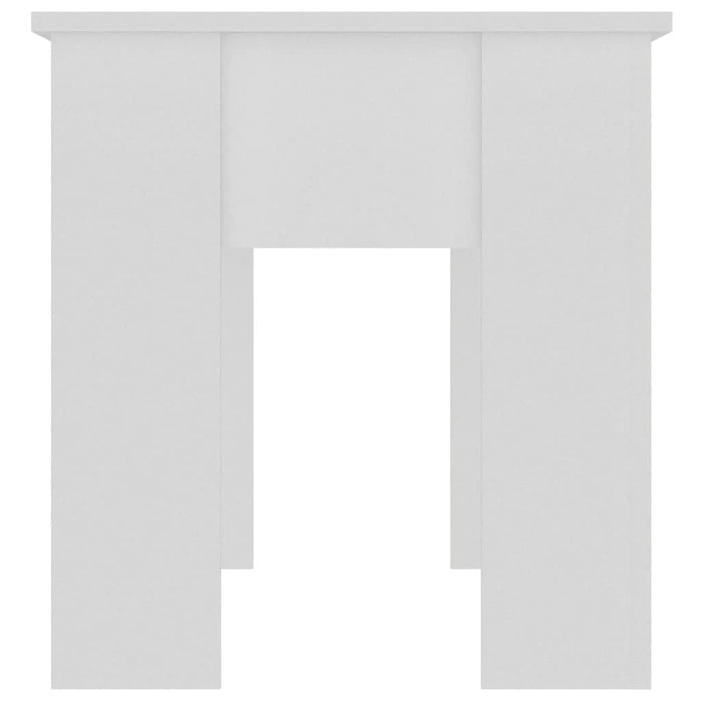 Stolić za kavu bijeli 101x49x52 cm od konstruiranog drva
